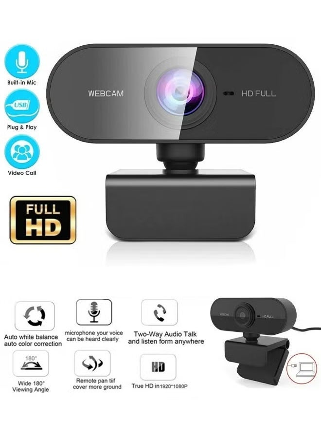 REMAX 1080P HD Webcam, USB Interface, With Tripod and Microphone, Suitable For Office Scenarios and Social Media Live Streaming - Image 1